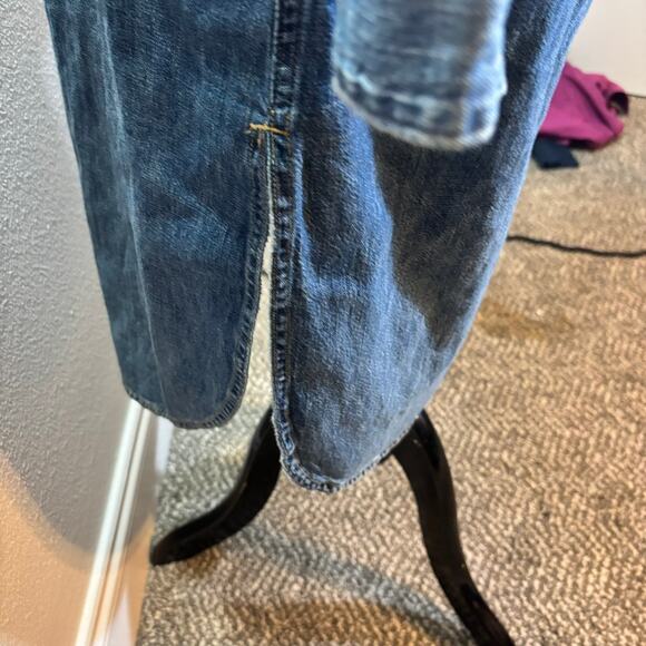 Polo Ralph Lauren Denim Western Shirt Dress NWT Blue Snap Front Women’s S/P - Picture 6 of 11